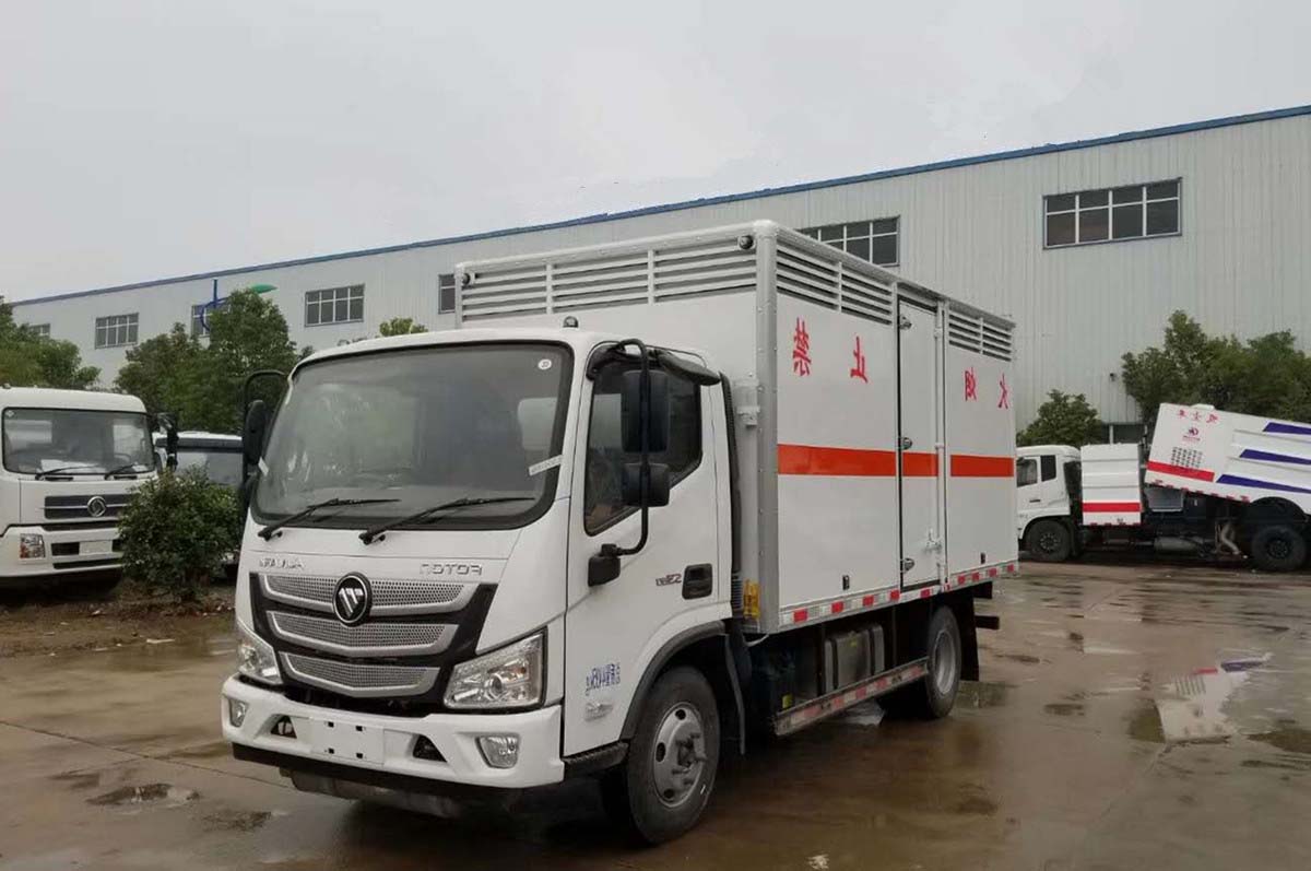 欧马可4.1米(蓝牌)气体厢式运输车